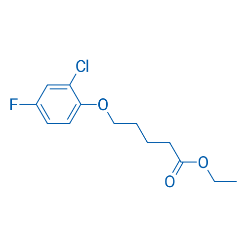 Ethyl 5-(2-chloro-4-fluorophenoxy)pentanoate 1g