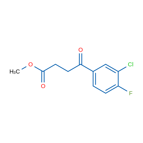 Methyl 4-(3-chloro-4-fluorophenyl)-4-oxobutanoate 1g