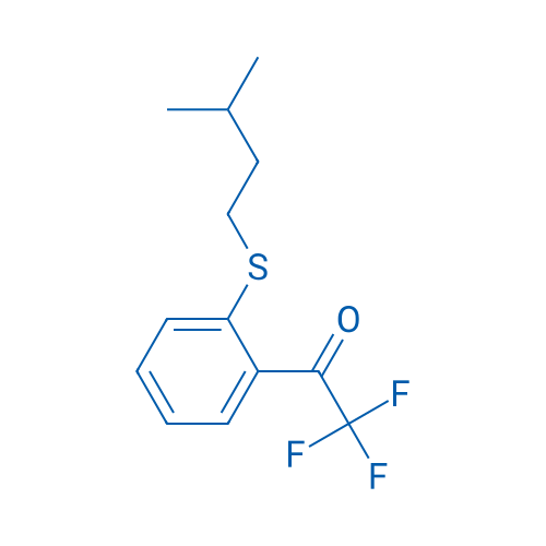 2,2,2-Trifluoro-1-(2-(isopentylthio)phenyl)ethanone 1g