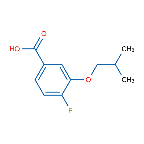4-Fluoro-3-isobutoxybenzoic acid 1g