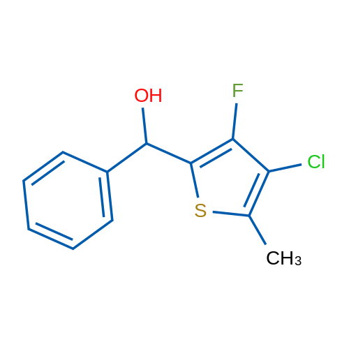(4-Chloro-3-fluoro-5-methylthiophen-2-yl)(phenyl)methanol 5g