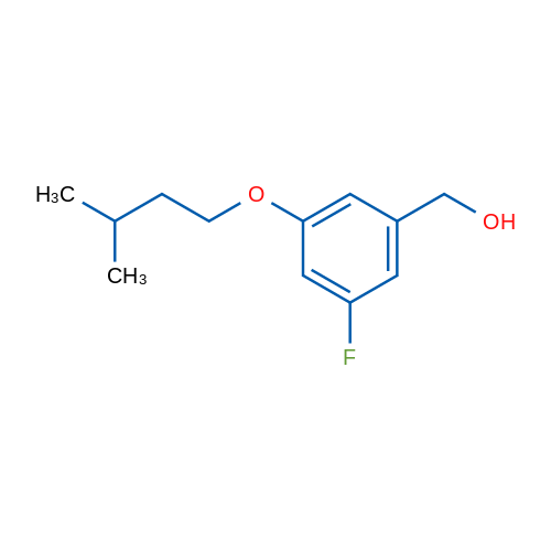 (3-Fluoro-5-(isopentyloxy)phenyl)methanol 1g