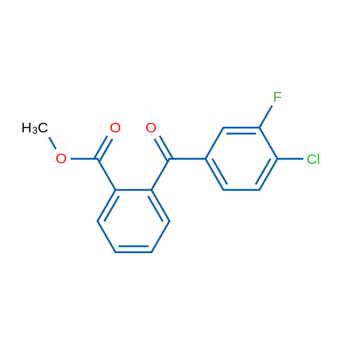 Methyl 2-(4-chloro-3-fluorobenzoyl)benzoate 1g