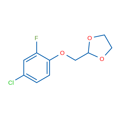 2-((4-Chloro-2-fluorophenoxy)methyl)-1,3-dioxolane 1g