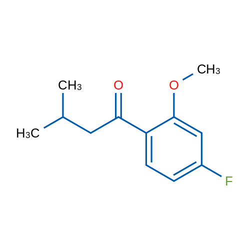 1-(4-Fluoro-2-methoxyphenyl)-3-methylbutan-1-one 1g