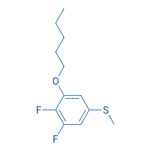 (3,4-Difluoro-5-(pentyloxy)phenyl)(methyl)sulfane 1g