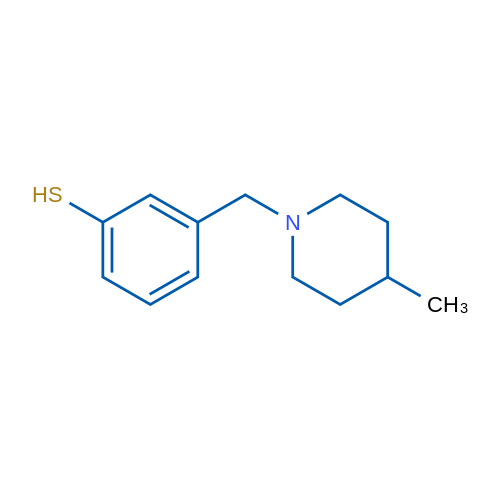 3-((4-Methylpiperidin-1-yl)methyl)benzenethiol 1g