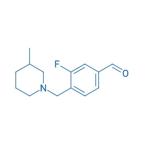 3-Fluoro-4-((3-methylpiperidin-1-yl)methyl)benzaldehyde 1g