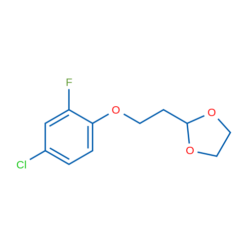 2-(2-(4-Chloro-2-fluorophenoxy)ethyl)-1,3-dioxolane 1g