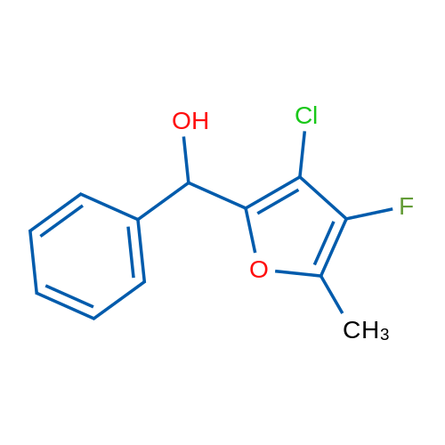 (3-Chloro-4-fluoro-5-methylfuran-2-yl)(phenyl)methanol 1g