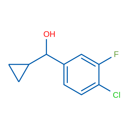 (4-Chloro-3-fluorophenyl)(cyclopropyl)methanol 1g