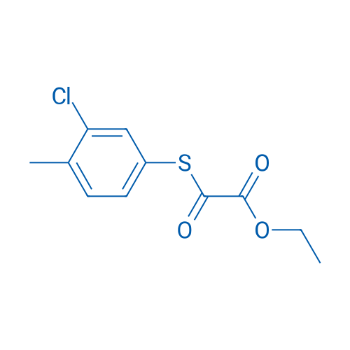 Ethyl 2-((3-chloro-4-methylphenyl)thio)-2-oxoacetate 1g