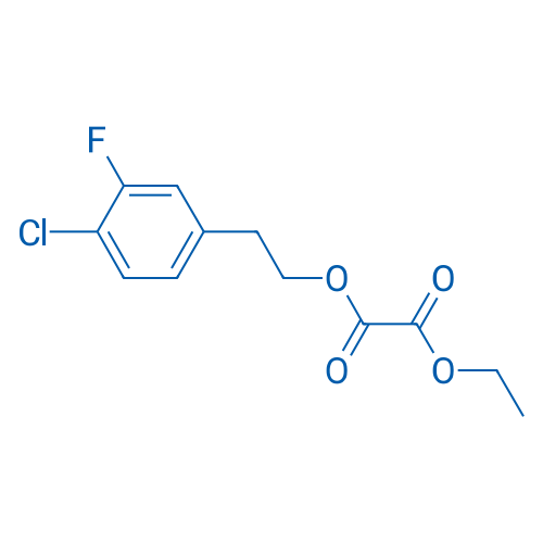 4-Chloro-3-fluorophenethyl ethyl oxalate 1g