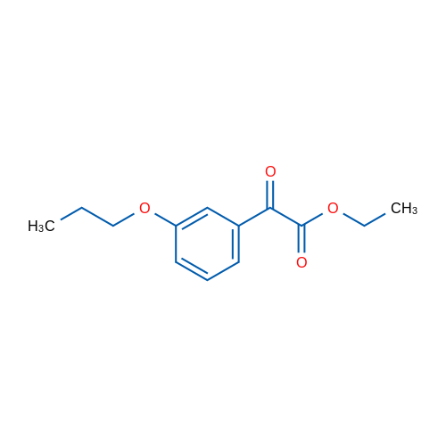 Ethyl 2-oxo-2-(3-propoxyphenyl)acetate 1g