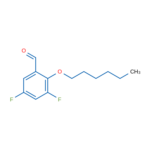 3,5-Difluoro-2-(hexyloxy)benzaldehyde 1g