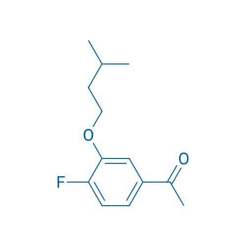 1-(4-Fluoro-3-(isopentyloxy)phenyl)ethanone 1g