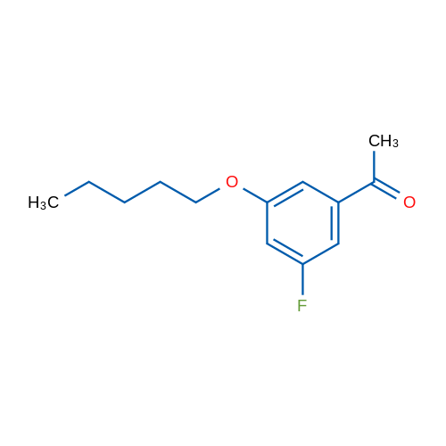 1-(3-Fluoro-5-(pentyloxy)phenyl)ethanone 1g