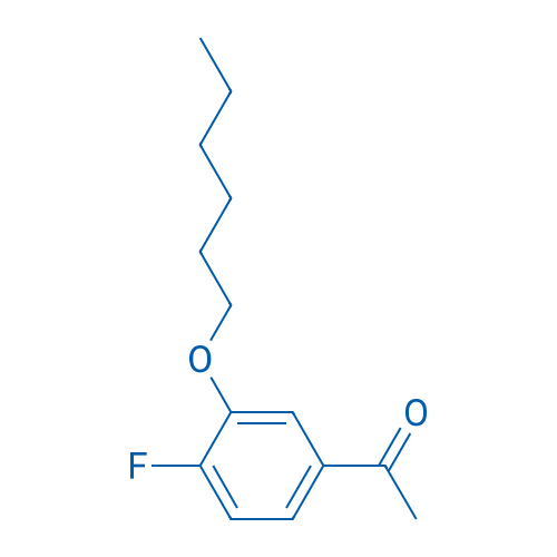 1-(4-Fluoro-3-(hexyloxy)phenyl)ethanone 1g