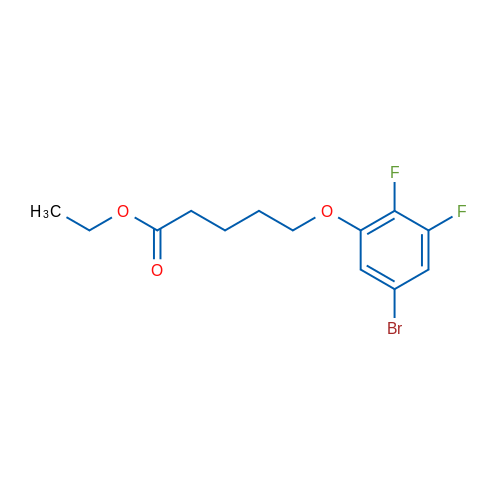 Ethyl 5-(5-bromo-2,3-difluorophenoxy)pentanoate 1g