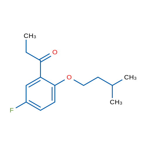 1-(5-Fluoro-2-(isopentyloxy)phenyl)propan-1-one 1g