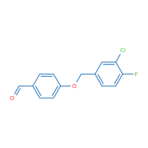 4-((3-Chloro-4-fluorobenzyl)oxy)benzaldehyde 1g