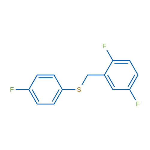 (2,5-Difluorobenzyl)(4-fluorophenyl)sulfane 1g