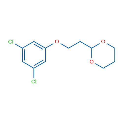 2-(2-(3,5-Dichlorophenoxy)ethyl)-1,3-dioxane 1g