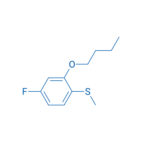 (2-Butoxy-4-fluorophenyl)(methyl)sulfane 1g