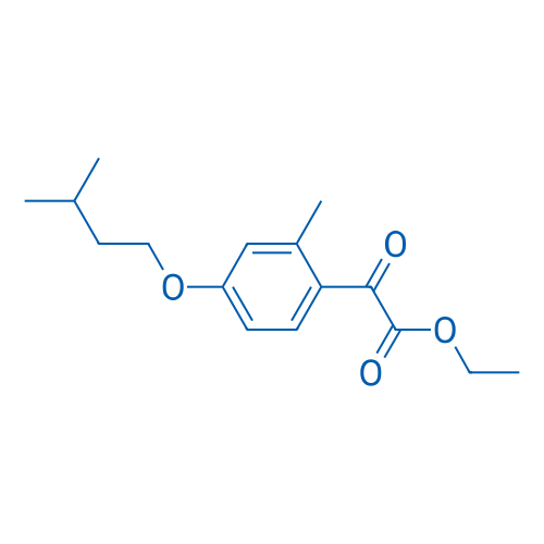 Ethyl 2-(4-(isopentyloxy)-2-methylphenyl)-2-oxoacetate 1g