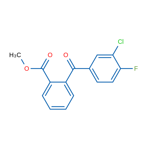 Methyl 2-(3-chloro-4-fluorobenzoyl)benzoate 1g