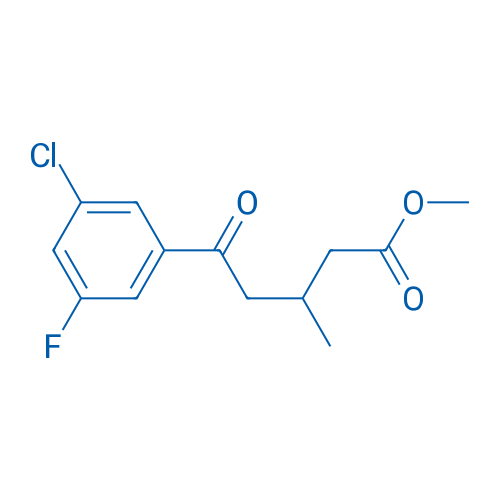Methyl 5-(3-chloro-5-fluorophenyl)-3-methyl-5-oxopentanoate 1g