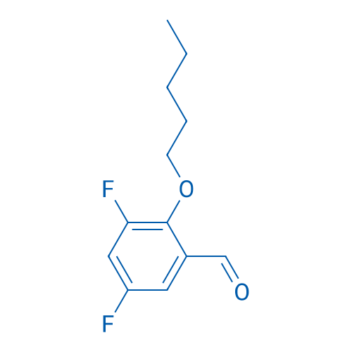 3,5-Difluoro-2-(pentyloxy)benzaldehyde 1g