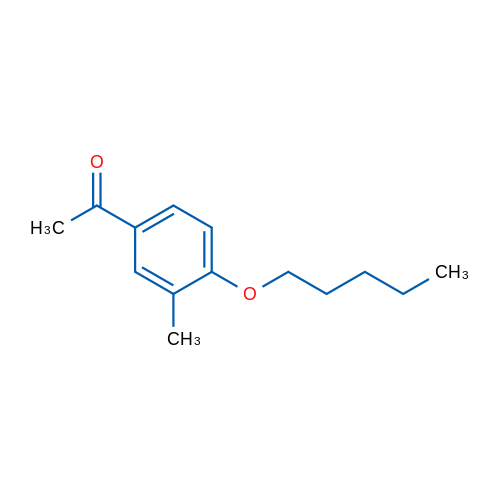 1-(3-Methyl-4-(pentyloxy)phenyl)ethanone 1g