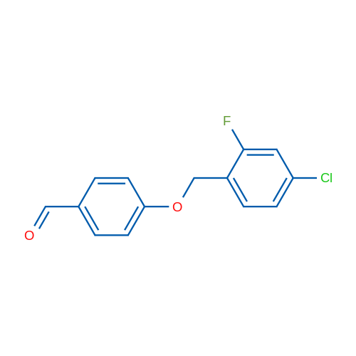 4-((4-Chloro-2-fluorobenzyl)oxy)benzaldehyde 1g