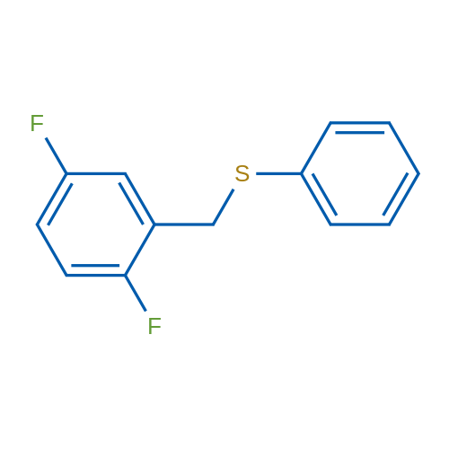 (2,5-Difluorobenzyl)(phenyl)sulfane 1g