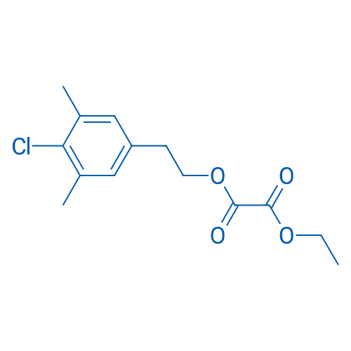 4-Chloro-3,5-dimethylphenethyl ethyl oxalate 1g