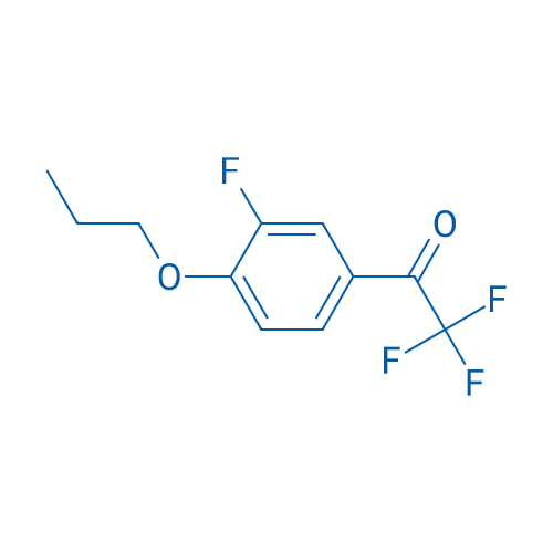 2,2,2-Trifluoro-1-(3-fluoro-4-propoxyphenyl)ethanone 1g