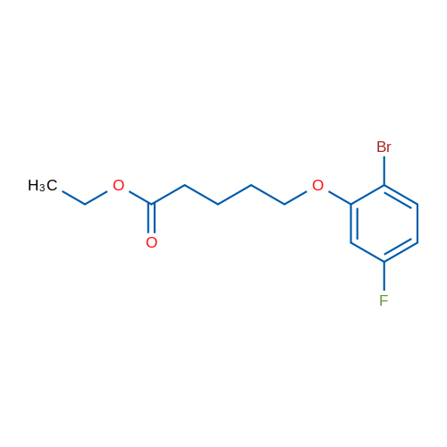 Ethyl 5-(2-bromo-5-fluorophenoxy)pentanoate 1g