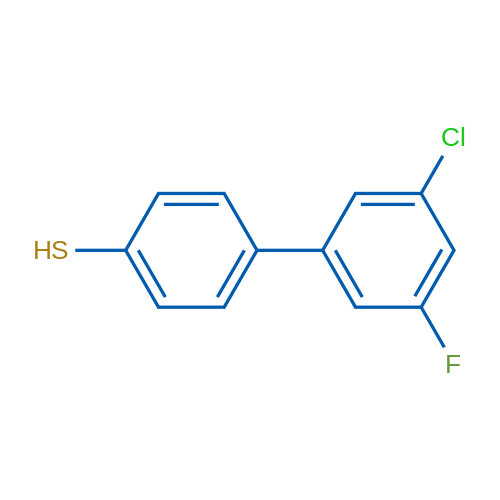 3'-Chloro-5'-fluoro-[1,1'-biphenyl]-4-thiol 1g