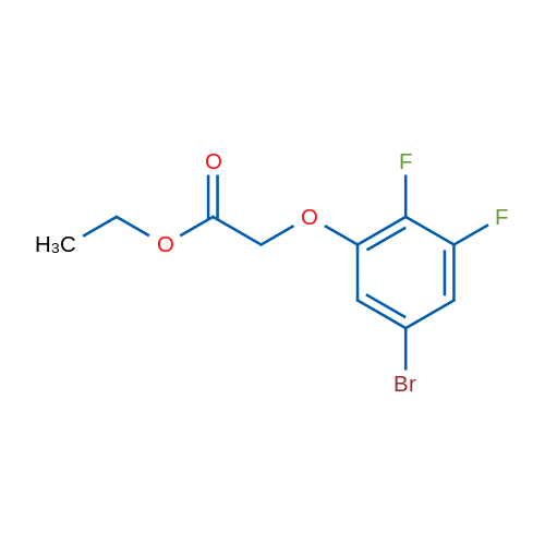 Ethyl 2-(5-bromo-2,3-difluorophenoxy)acetate 1g