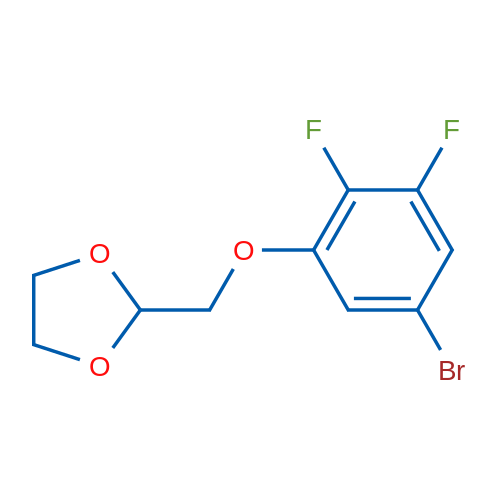 2-((5-Bromo-2,3-difluorophenoxy)methyl)-1,3-dioxolane 1g