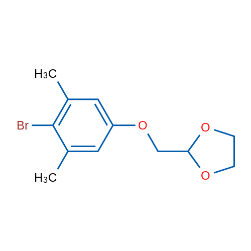 2-((4-Bromo-3,5-dimethylphenoxy)methyl)-1,3-dioxolane 1g