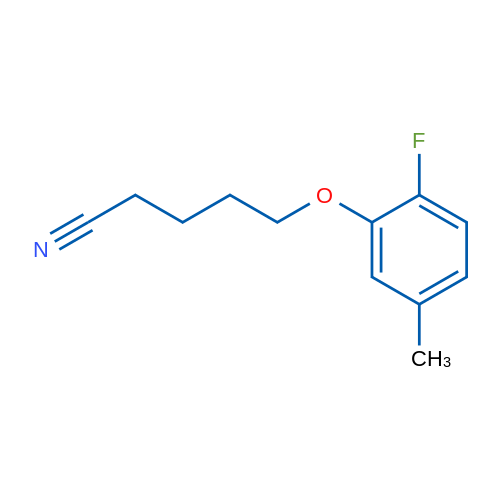 5-(2-Fluoro-5-methylphenoxy)pentanenitrile 1g