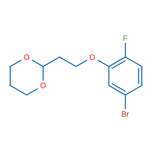 2-(2-(5-Bromo-2-fluorophenoxy)ethyl)-1,3-dioxane 1g