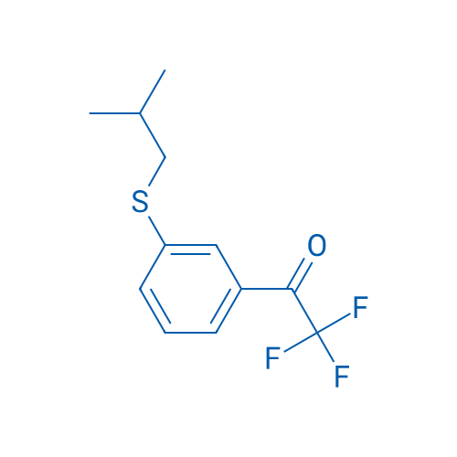 2,2,2-Trifluoro-1-(3-(isobutylthio)phenyl)ethanone 1g