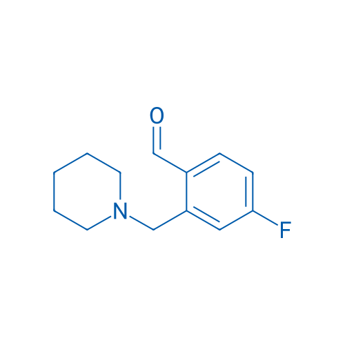 4-Fluoro-2-(piperidin-1-ylmethyl)benzaldehyde 5g