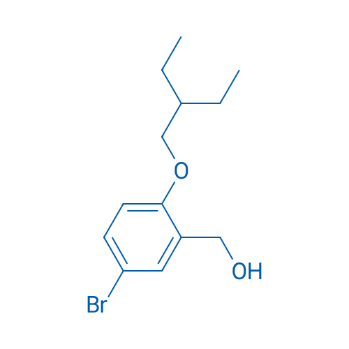 (5-Bromo-2-(2-ethylbutoxy)phenyl)methanol 1g