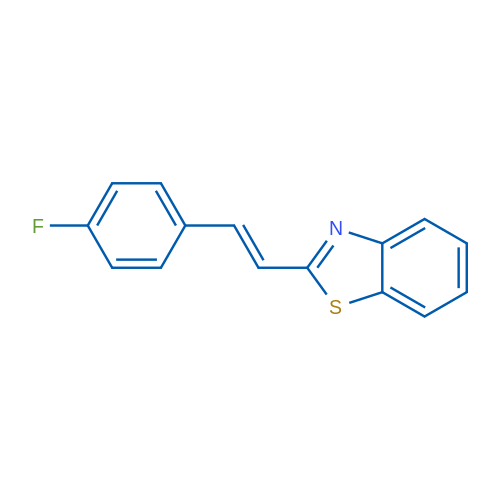 2-[(E)-2-(4-Fluorophenyl)ethenyl]-1,3-benzothiazole 1g