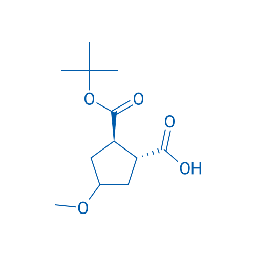 (1R,2R)-2-(tert-Butoxycarbonyl)-4-methoxycyclopentane-1-carboxylic acid 250mg