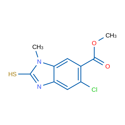 Methyl 5-chloro-2-mercapto-1-methyl-1H-benzo[d]imidazole-6-carboxylate 1g